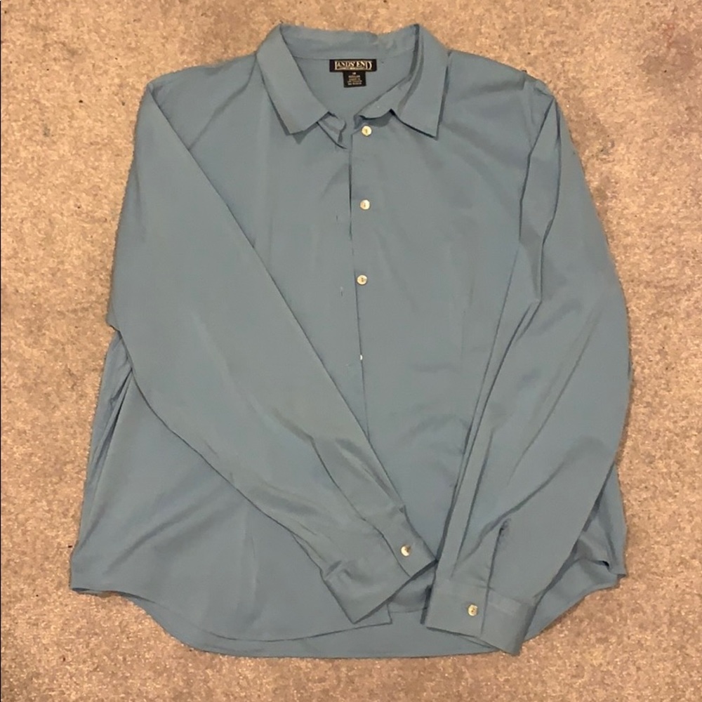 Lands’ End button down shirt
